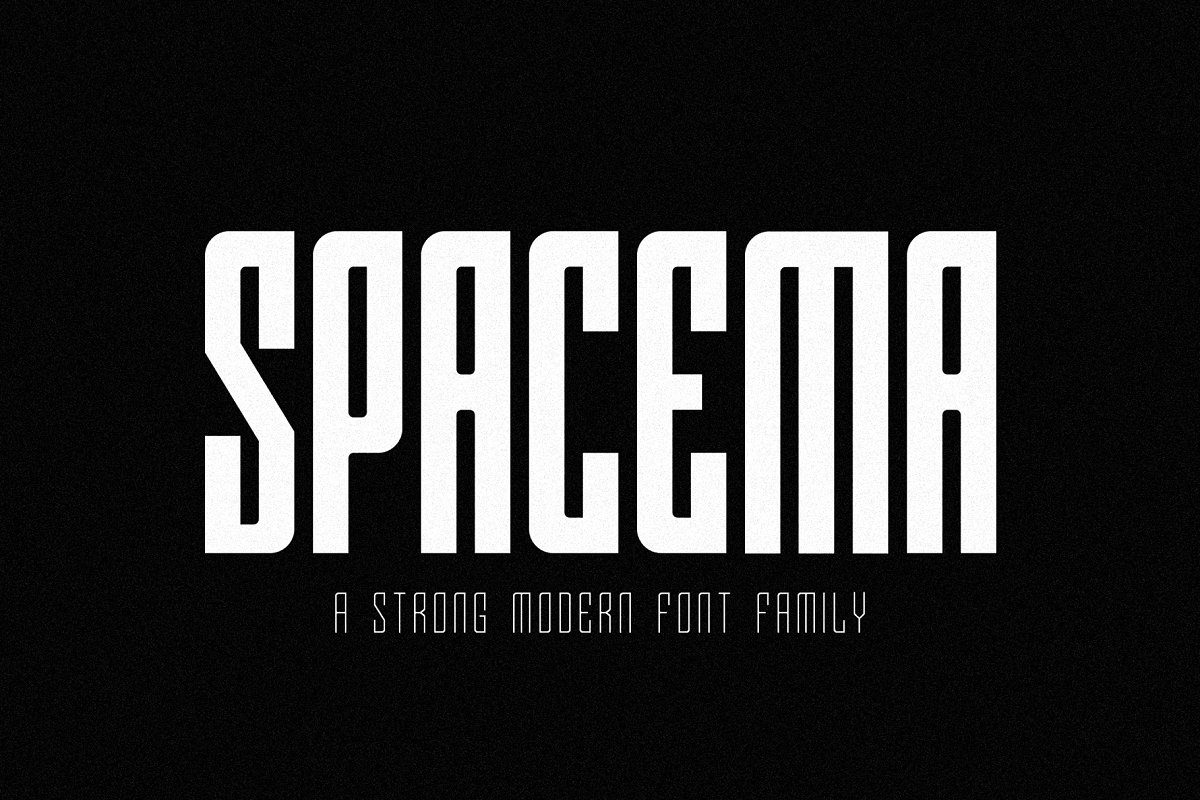 Spacema Font Family素材之家精选英文字体