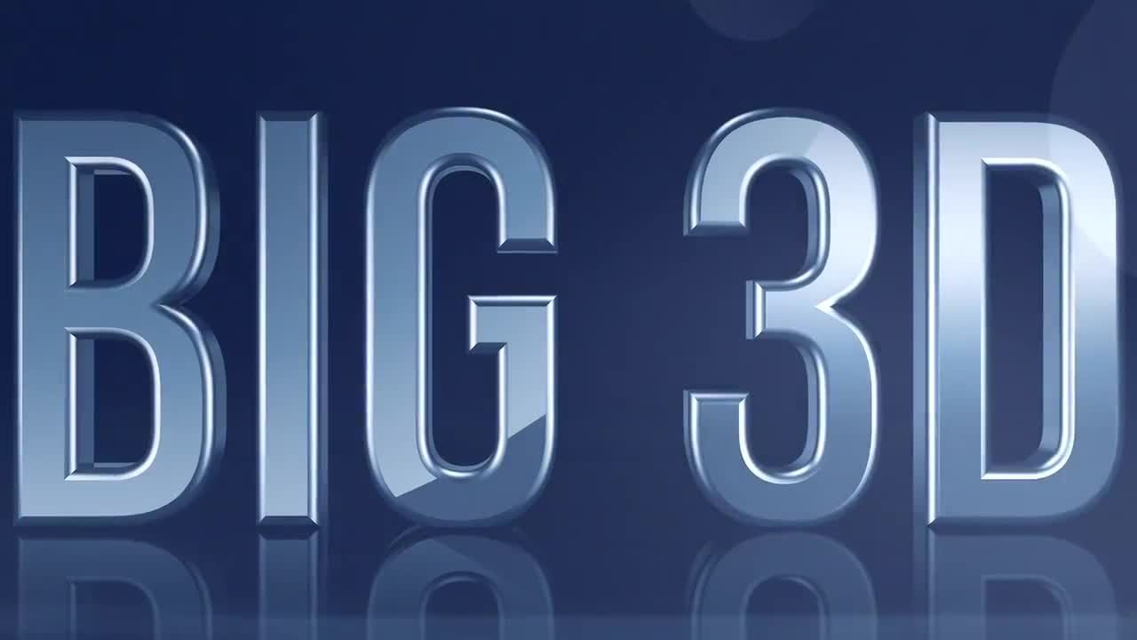 大3D文本效果电影标题素材库精选AE模板