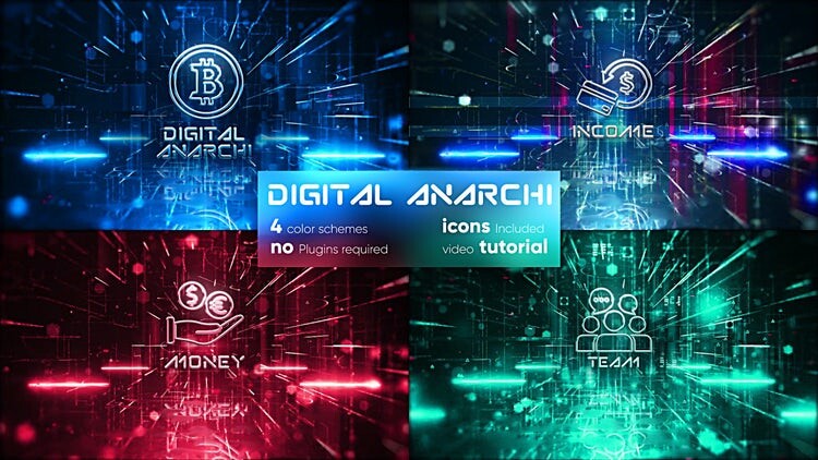 先进活力的宣传推广片头素材库精选AE模板