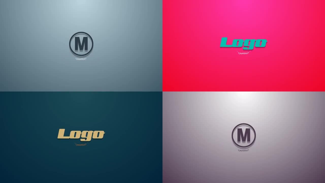 多功能简单时尚徽标展示素材库精选AE模板