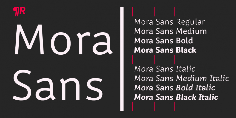 Mora Sans Font插图