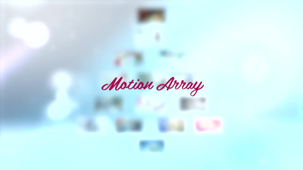 精美喜庆的圣诞节幻灯片转场素材库精选pr模板