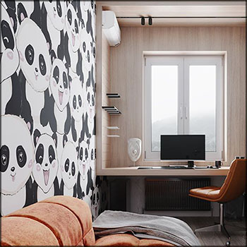 公寓卧室书房室内场景素材之家精选3D模型