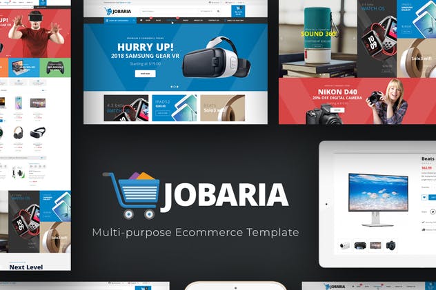 电子商务外贸网站响应式Prestashop主题 Jobaria – Responsive Prestashop Theme插图(1)