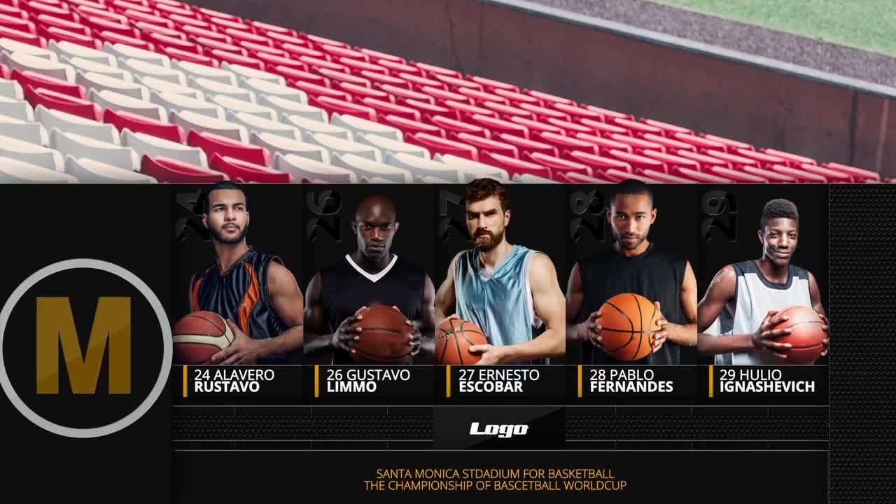 体育游戏元素素材库精选AE模板素材