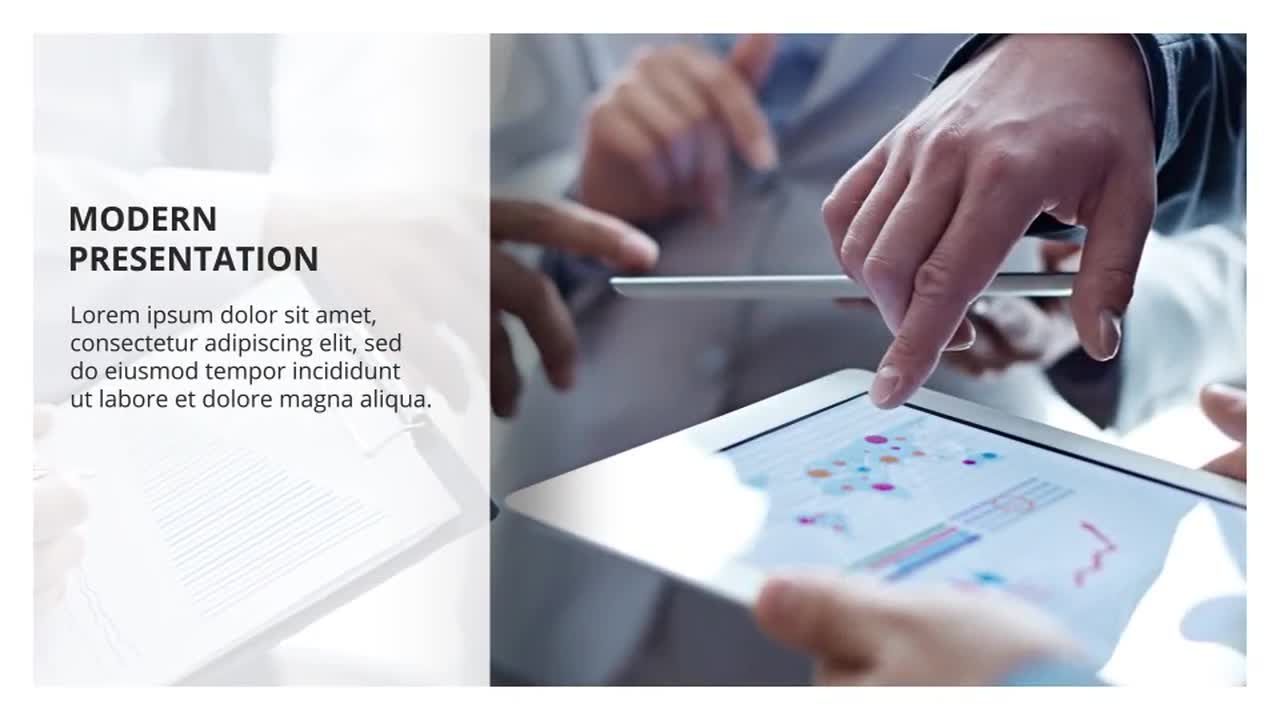 现代演讲宣传介绍素材库精选AE模板