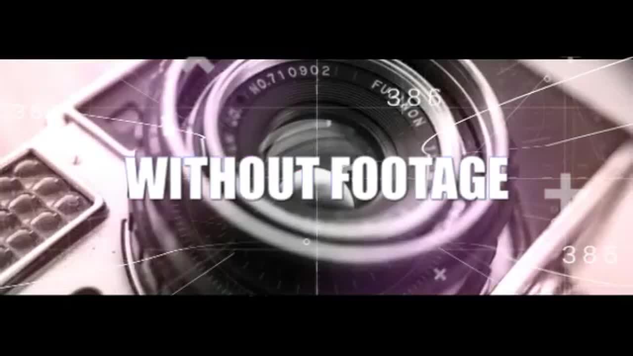 史诗Glitch电影开场素材库精选AE模板