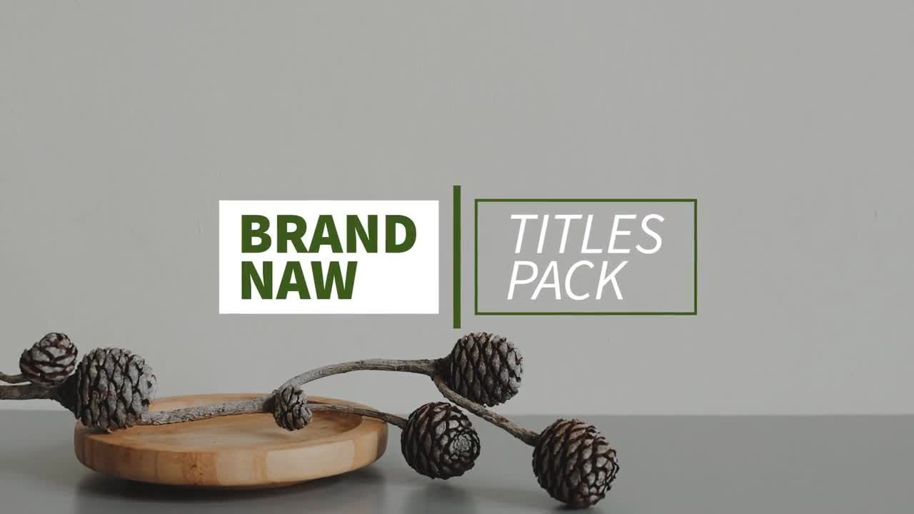 下三分之一字幕条文字标题动画素材库精选AE模板