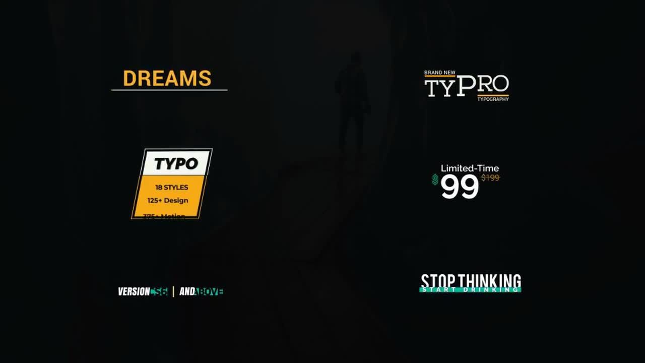 AE创意标题样式模板