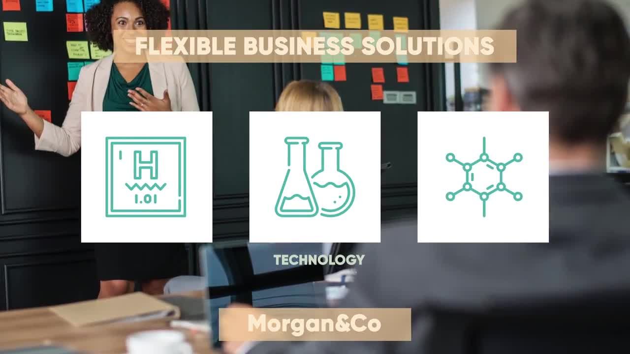 时尚过渡效果的公司介绍素材库精选AE模板