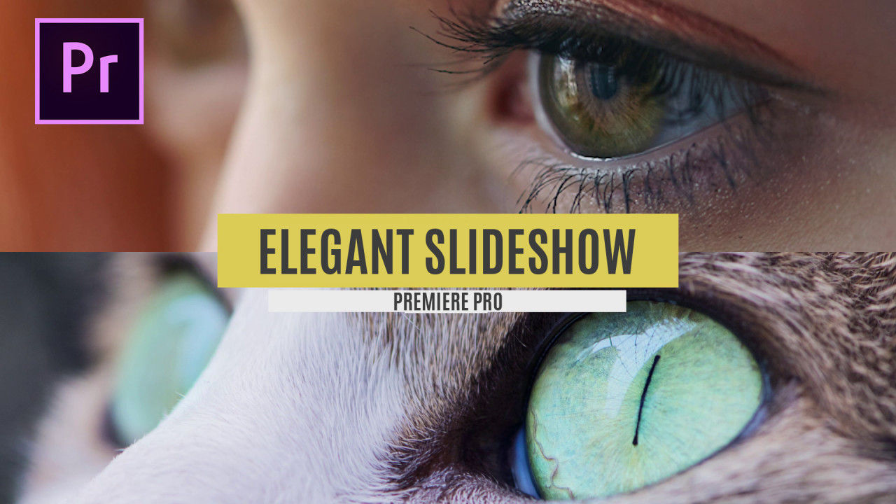 彩色过渡漂亮幻灯片素材库精选PR模板