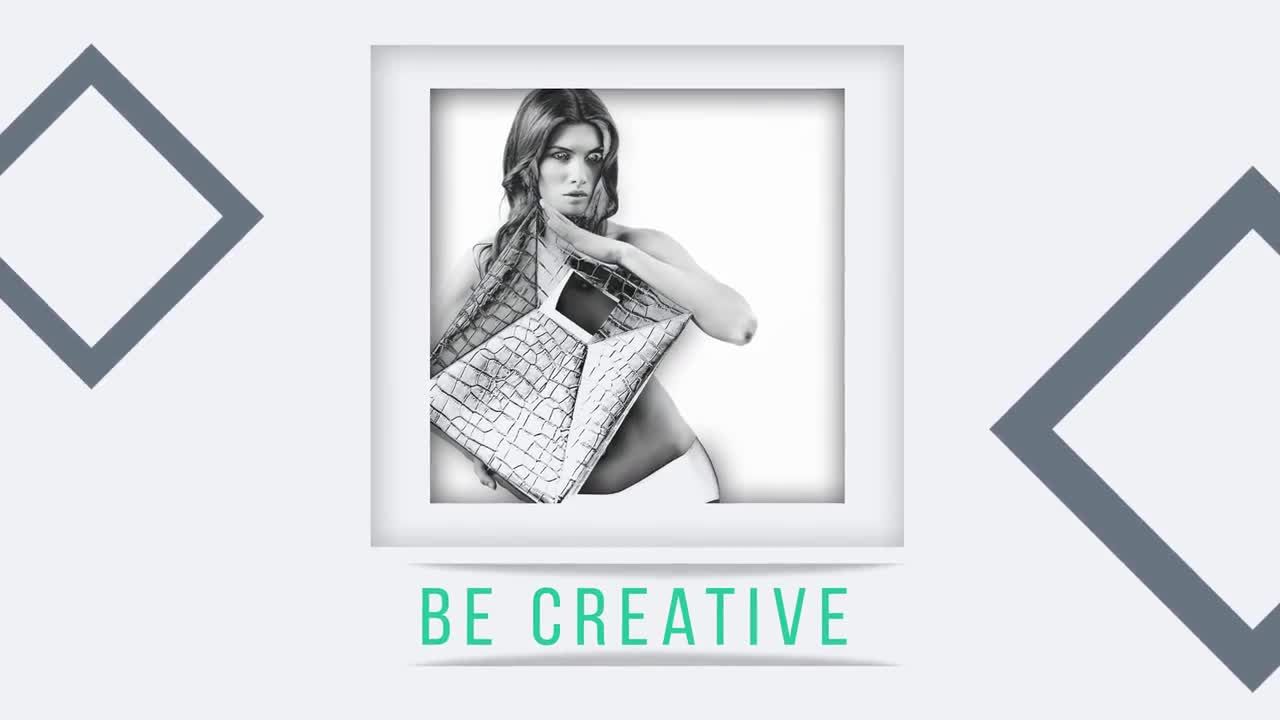 时尚幻灯片拆分动画素材库精选AE模板