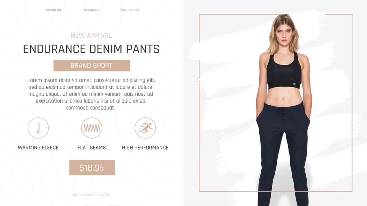 最低限度的在线购物促销素材库精选AE模板