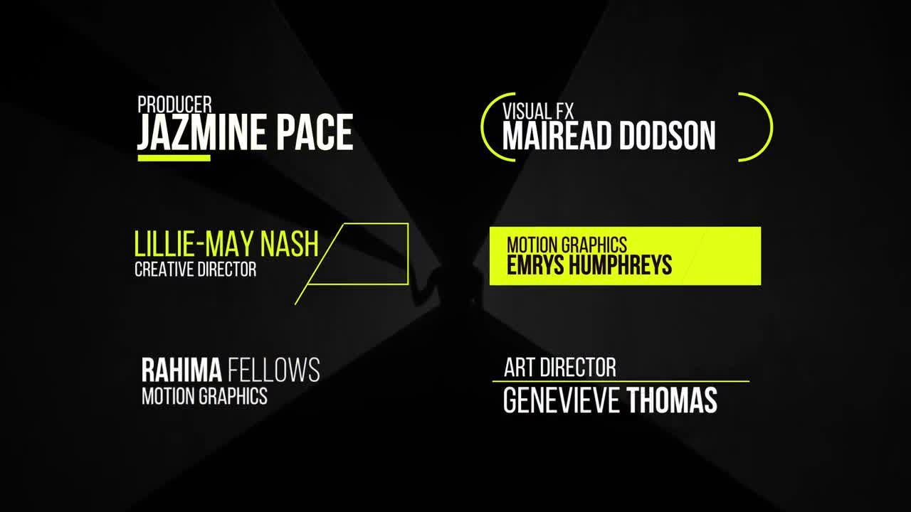 6个动画效果低三分之二素材库精选AE模板