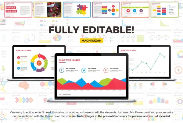 商业化多用途的幻灯片模板下载 SIRING Multipurpose Powerpoint [pptx]