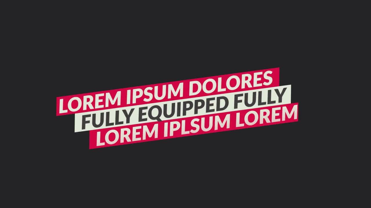 10个运动标题动画素材库精选AE模板