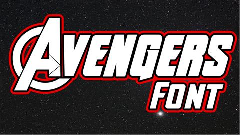 The Avengers font素材之家精选英文字体