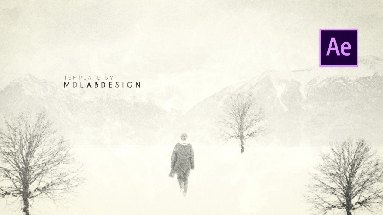 动态铅笔手绘视频开场介绍素材库精选AE模板