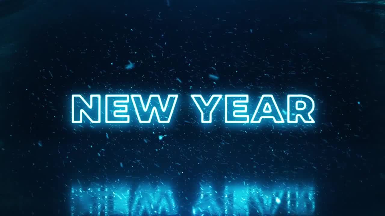 独特迷人的圣诞节徽标显示素材库精选AE模板