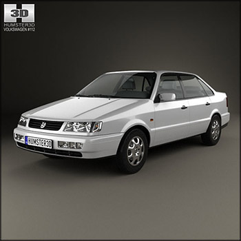 大众汽车Volkswagen Passat B4 Sedan 1993 素材之家精选3D模型
