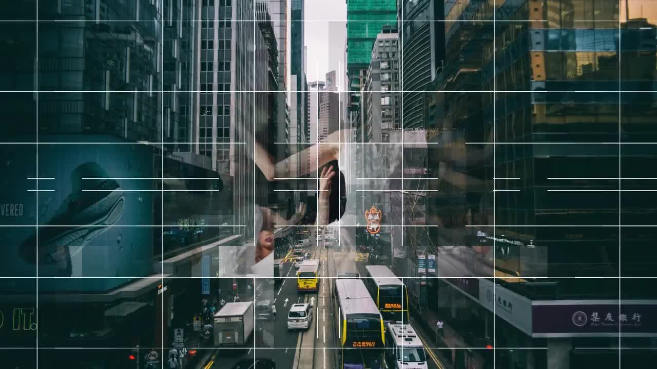 超现代过渡效果的科技企业照片展示素材库精选AE模板