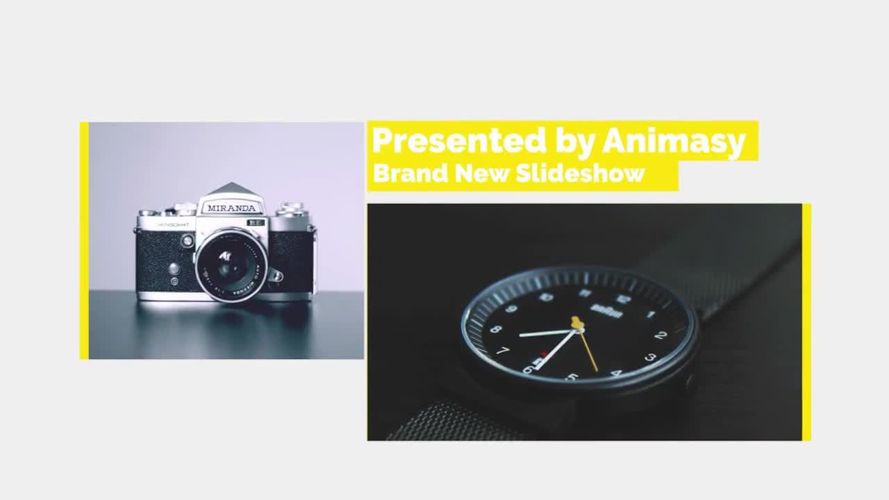 充满科技感的数码幻灯片产品展示素材库精选pr模板