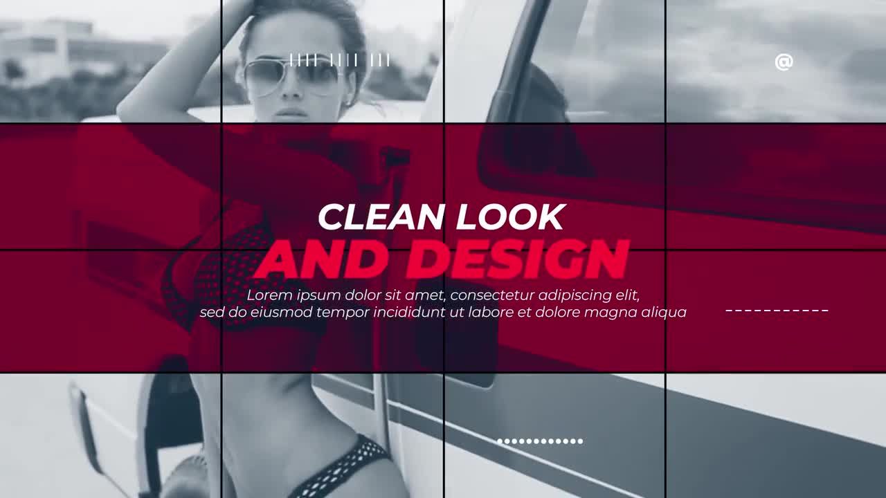 活动促销多面板屏幕素材库推荐PR模板