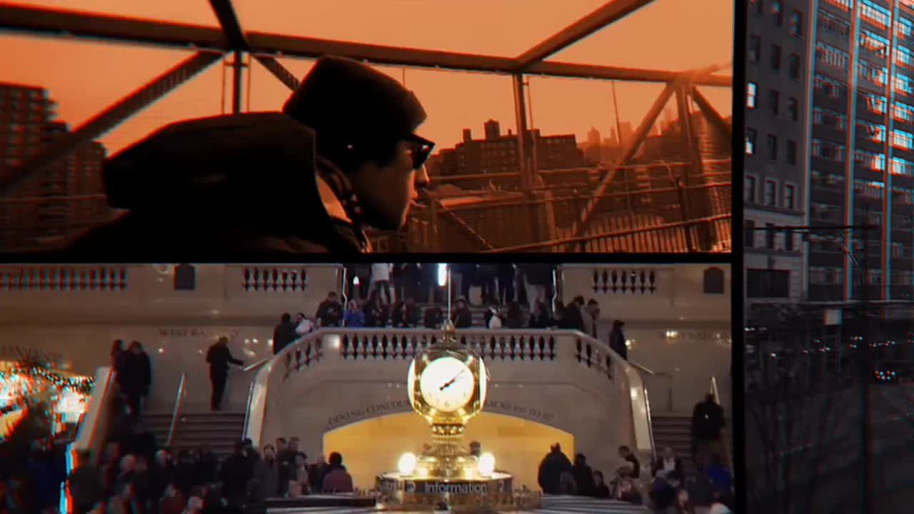 活动动态过渡毛刺开启素材库精选AE模板