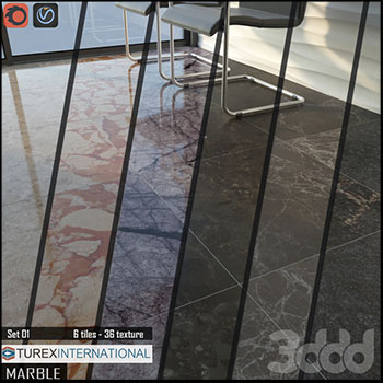 大理石地板砖瓷砖素材之家精选3D模型