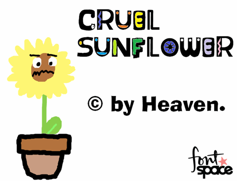 Cruel Sunflower font素材之家精选英文字体