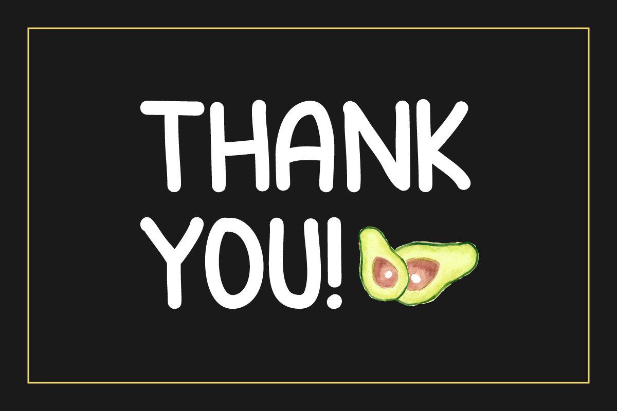 Avocados Font插图7