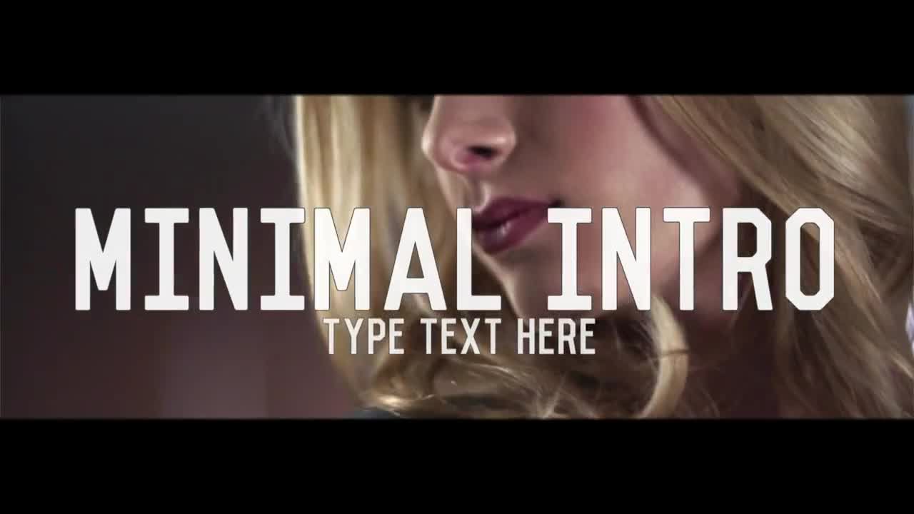 富有创意的迷你粗体企业文字标题排版动画素材库精选AE模板