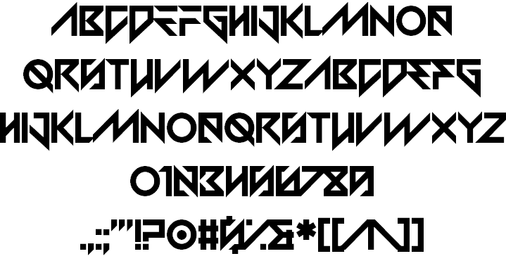 Betrayal of Mind font插图1