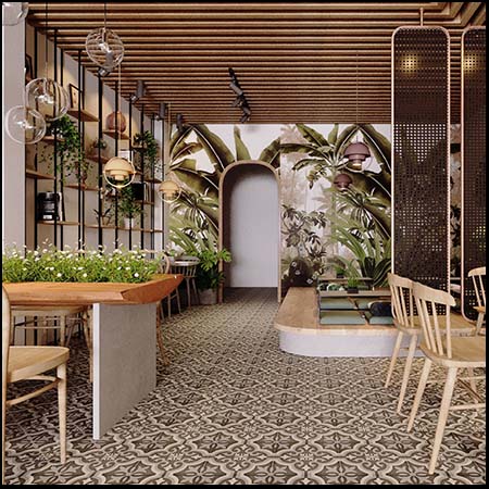 欧式咖啡馆素材之家精选3D模型