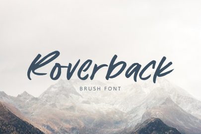 Roverback Font素材之家精选英文字体