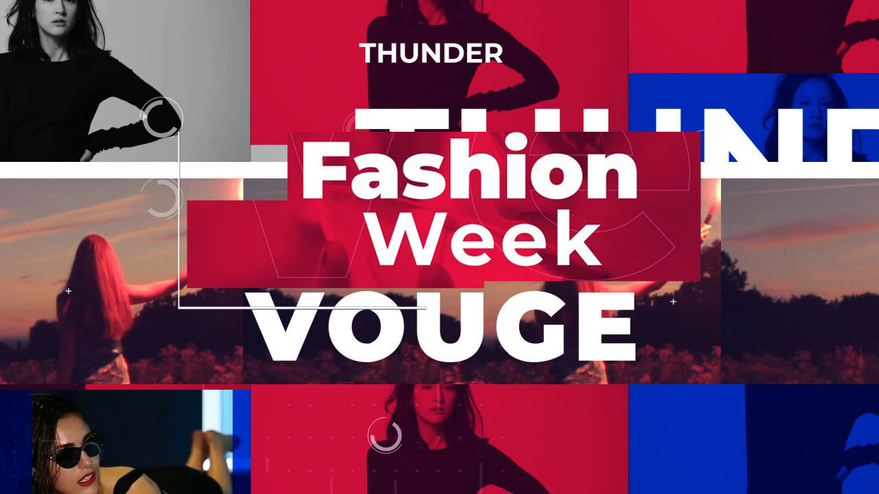 时装周时尚幻灯片素材库精选AE模板