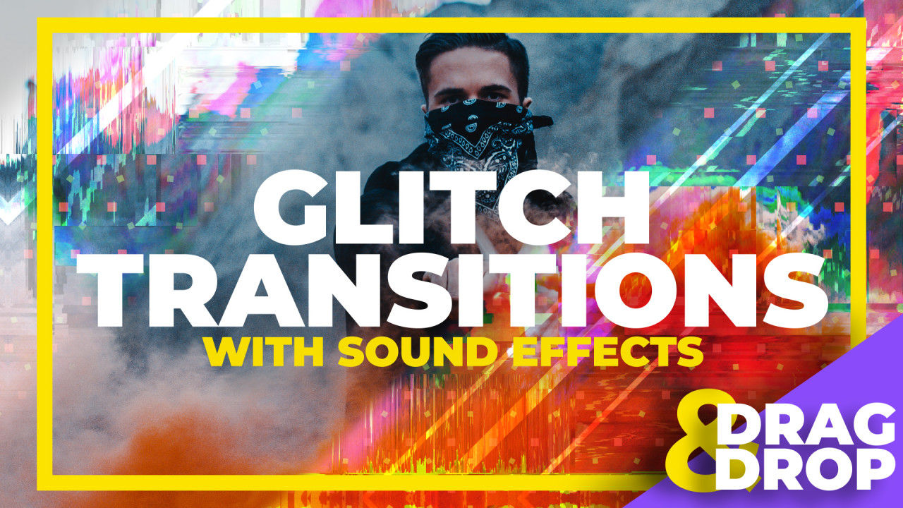 30个故障转换动画幻灯片素材库精选AE模板