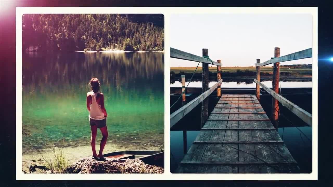 复古风格旅游幻灯片素材库精选AE模板