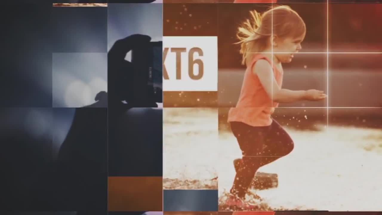 时尚优雅创意的抽象幻灯片素材库精选AE模板