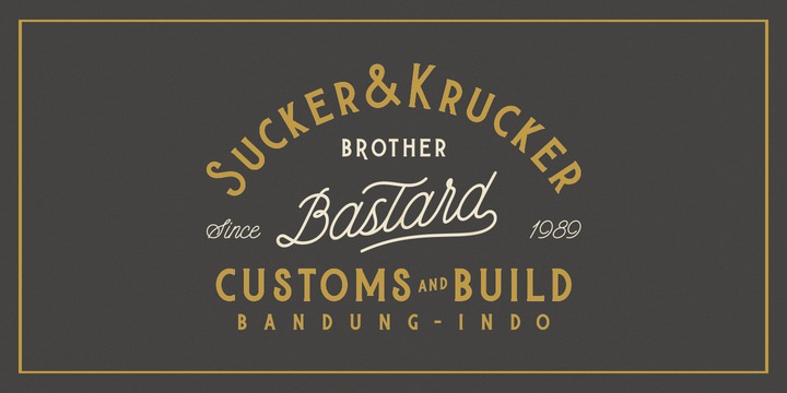 Badhorse Font插图2