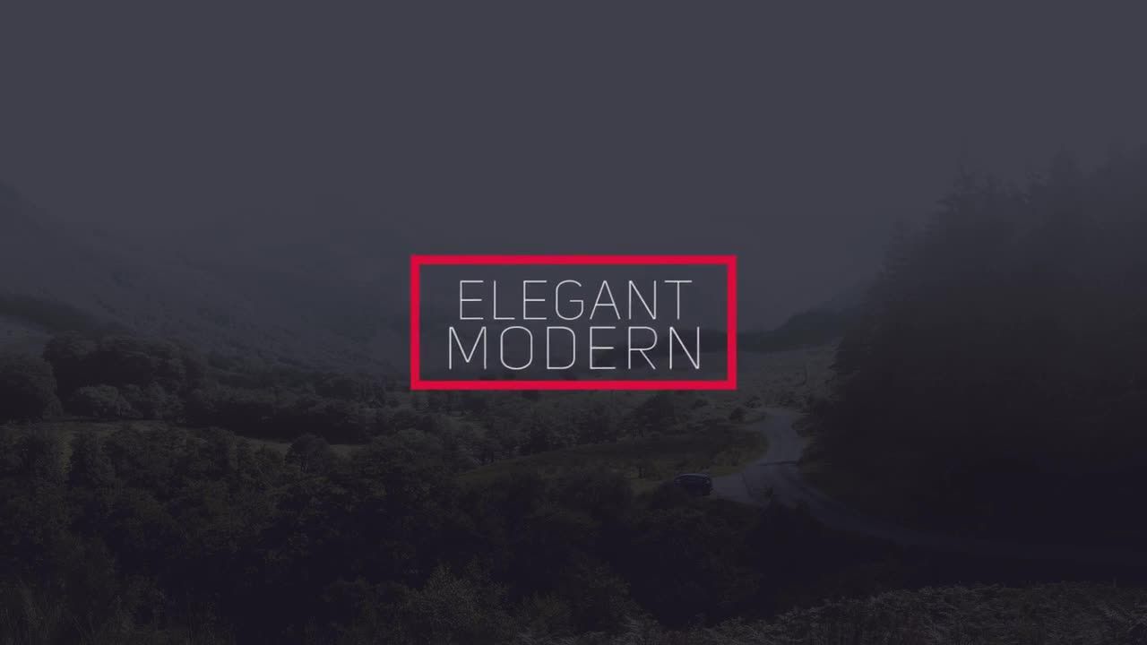 典雅的现代标题素材库推荐PR模板