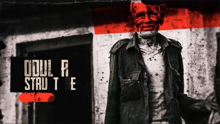 翻转幻灯片放映过渡效果ae模板