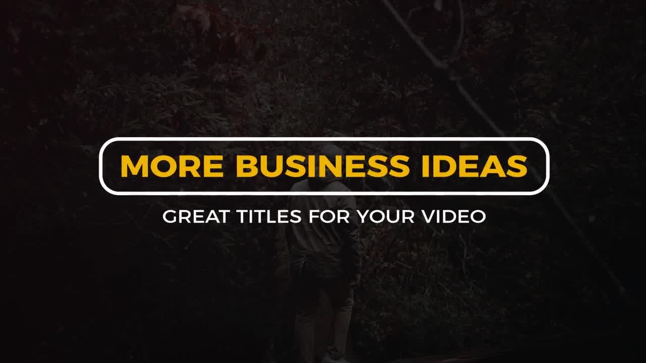 最新的现代标题素材库精选AE模板