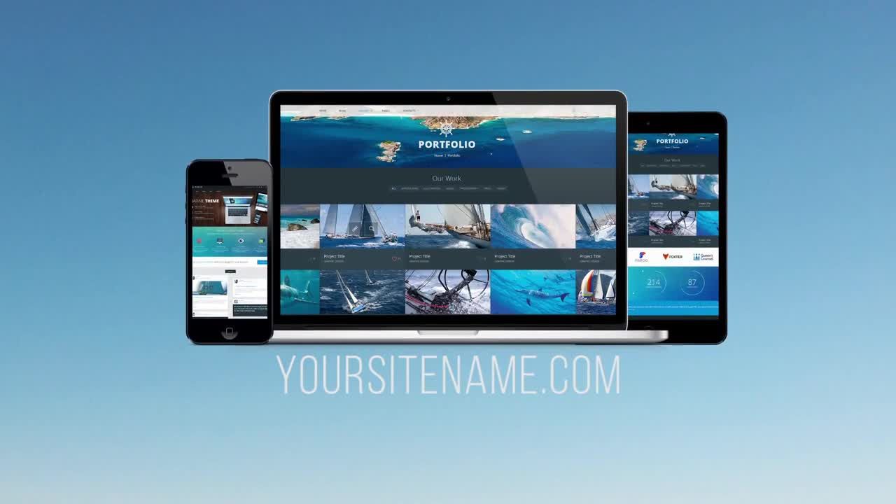 网站或应用程序演示介绍素材库精选pr模板