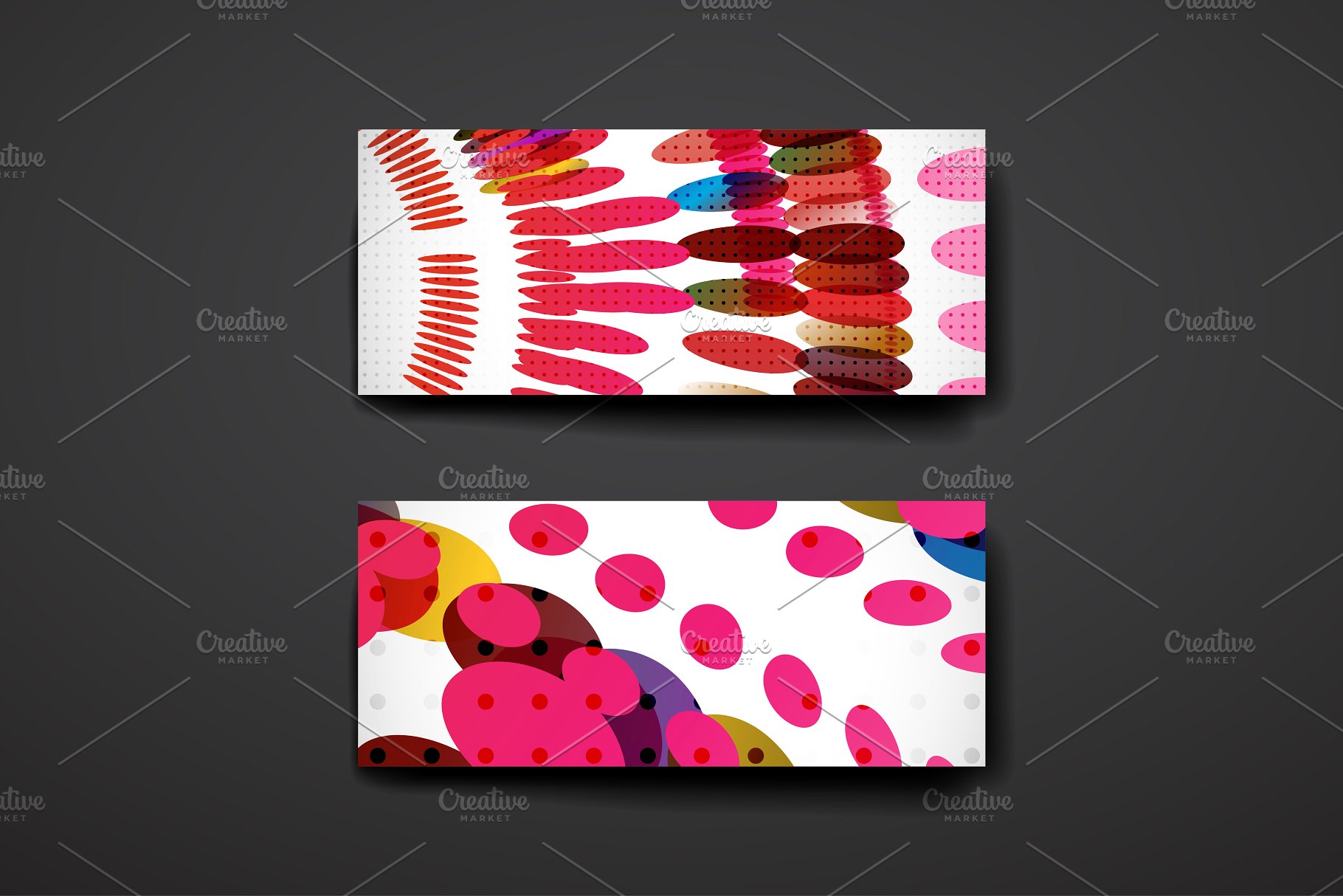 简约抽象样式标题&卡片模板 Beautiful Banners and Cards插图(12)