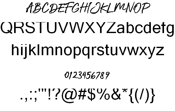 Julietta Messie Demo font插图10