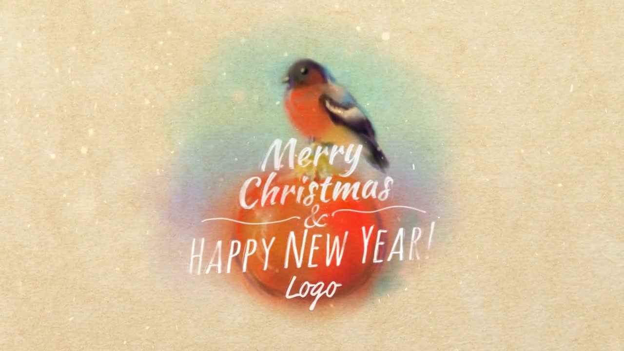 圣诞贺卡幻灯片动画素材库精选AE模板