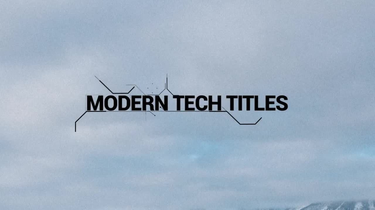 7个创造性动画下三分之一现代广告技术全屏标题素材库精选AE模板