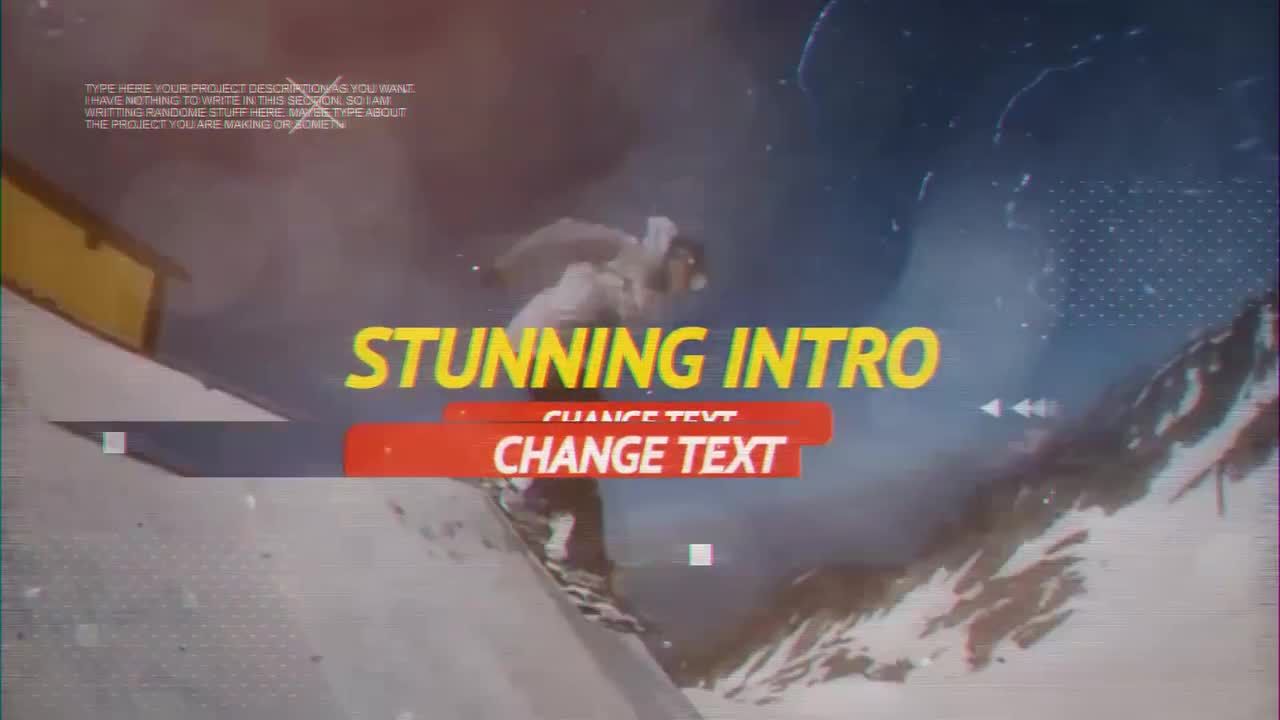 充满活力和现代的极限动作促销素材库精选AE模板