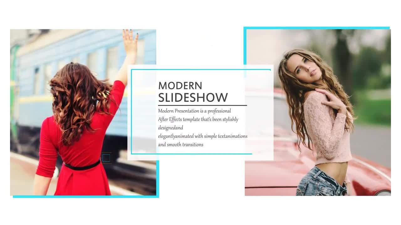 外观整洁的公司会议幻灯片素材库精选AE模板